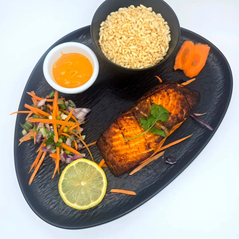 Salmon Tikka.