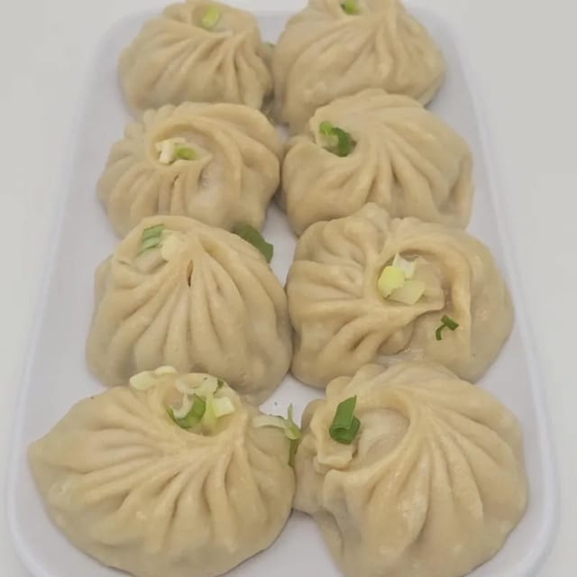Chicken Momo Steamed.