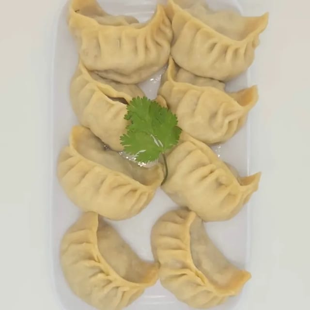 Beef Momo Steamed.
