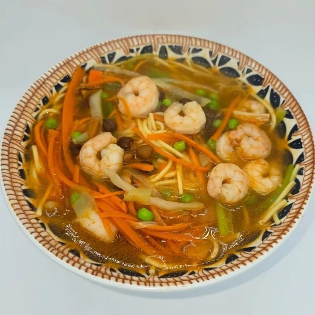 Thukpa Shrimp.