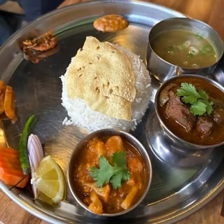 Goat Thali