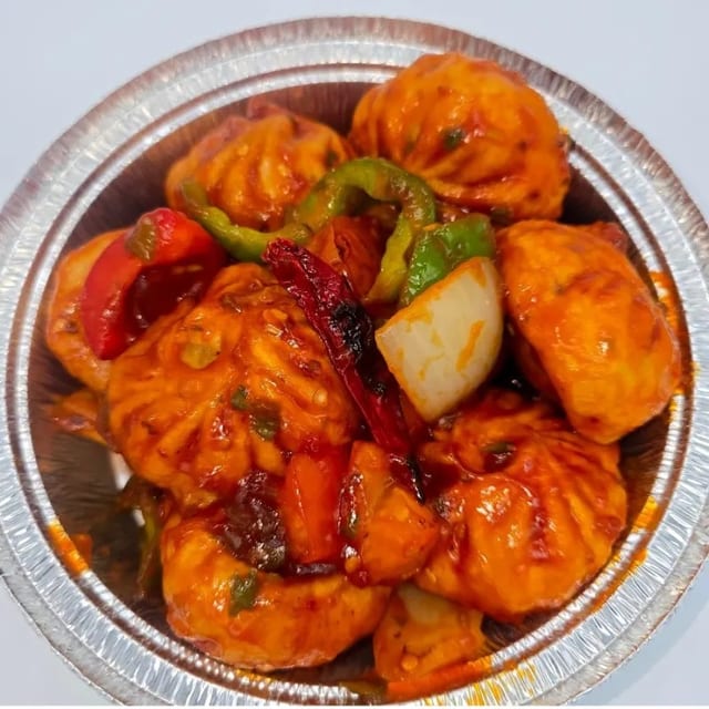 Chicken Momo Chili.