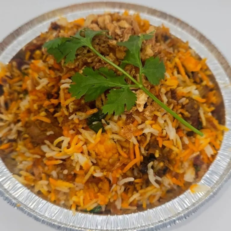 Delicious Lamb Biryani Awaits