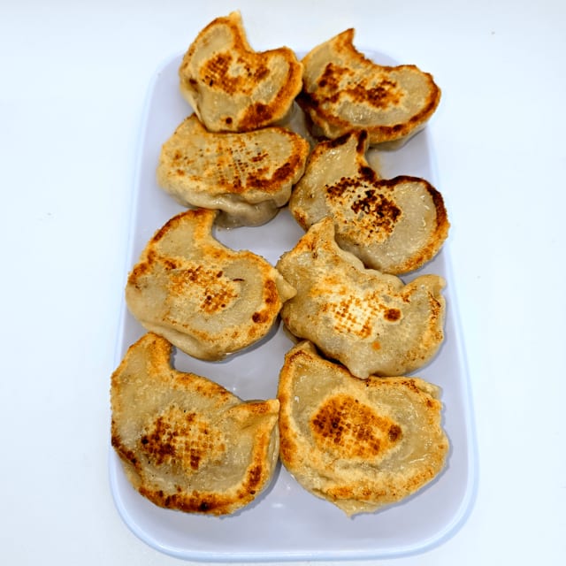Beef Momo Kothey.